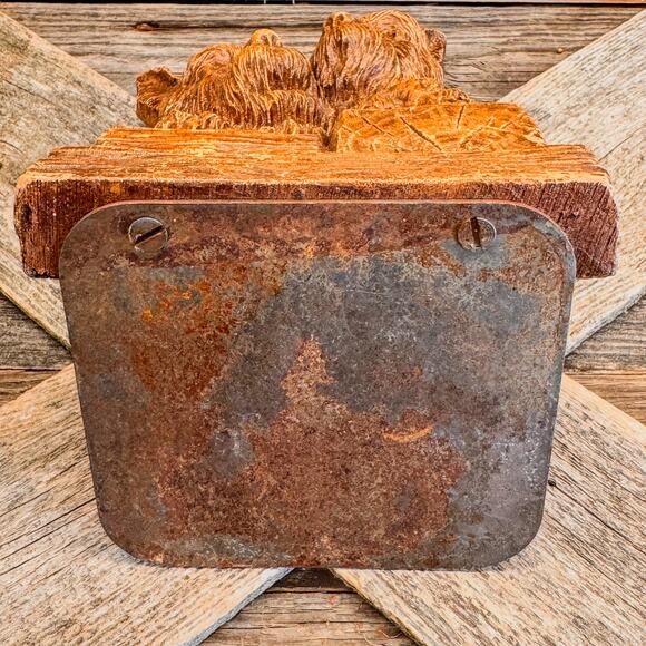 1950’s Vintage Ornawood Scottie Dogs BookEnd, Retro Decor, Mid-Century - 6.25"H - Picture 10 of 10